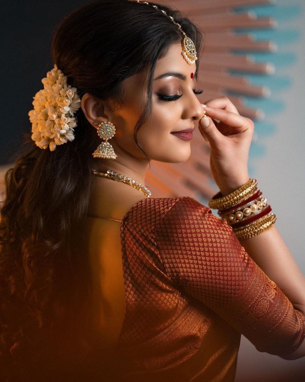 Maroon Designer Saree With Elegant Traditional Styling