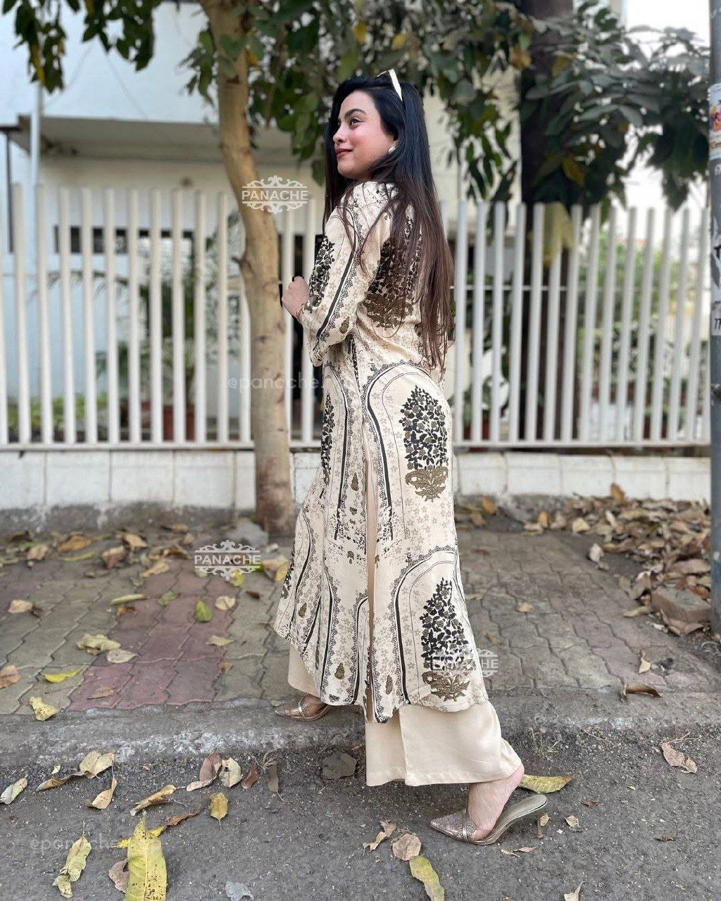 Printed Ethnic Maxi Dress
