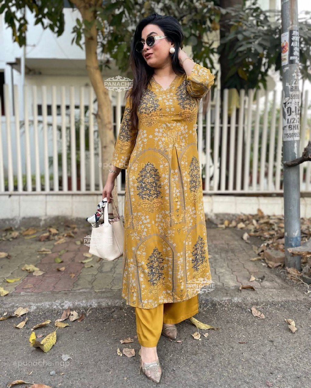 Printed Ethnic Maxi Dress